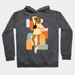 Portrait of Fashion Girl Posing | Passion Hoodie